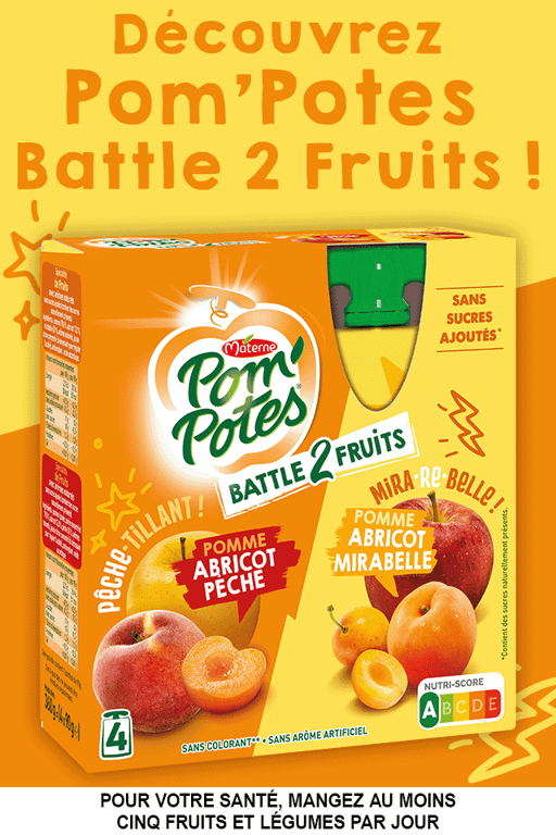 Remboursement Pom'Potes® Battle 2 - 0.50 € | Promo Fidall