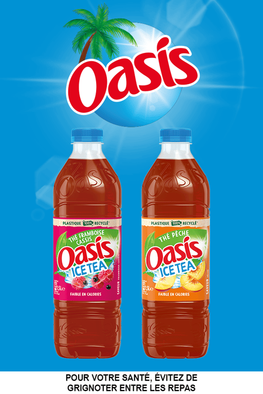 Oasis Ice Tea - 0.40 € remboursé