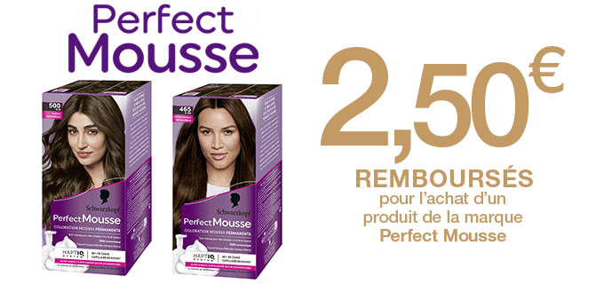 Perfect Mousse - 2.50 € remboursé