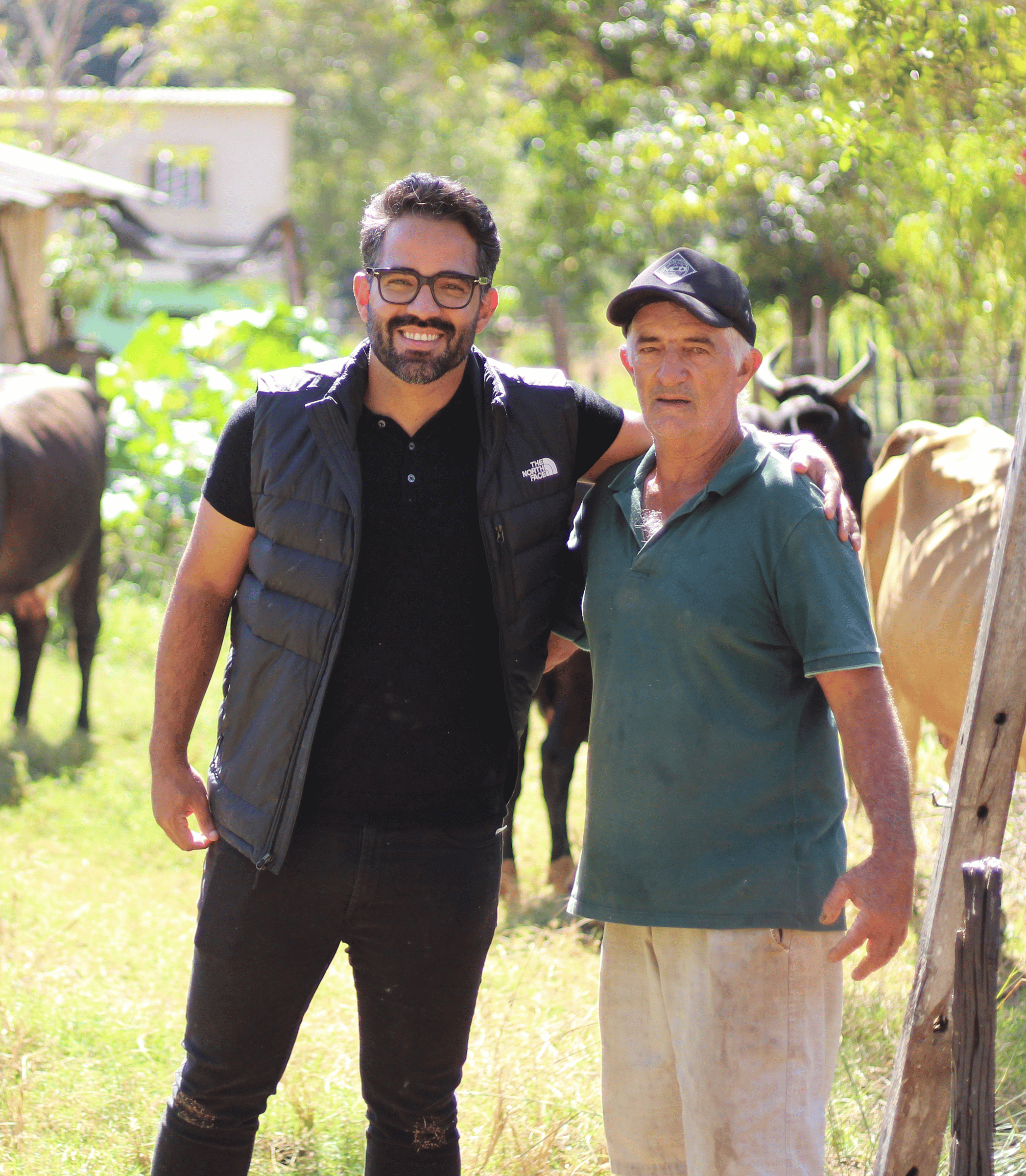Jefferson Faria e Rubens Sepulveda Faria, fundador da Cōllum Agroindustrial com seu pai, produtor rural de Minas Gerais