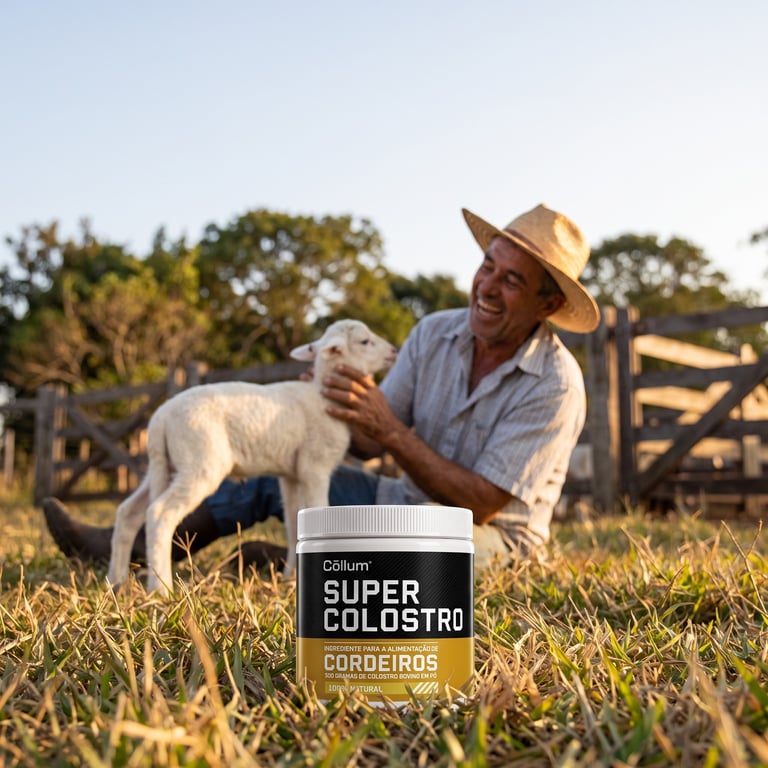 Super Colostro para Ovelhas na rotina de casa