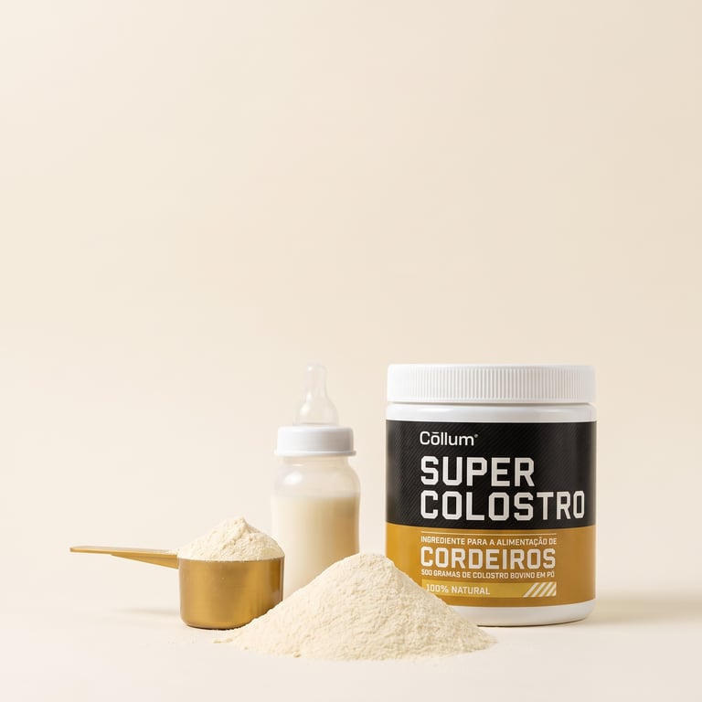 O que vai dentro do pote Super Colostro para Ovelhas