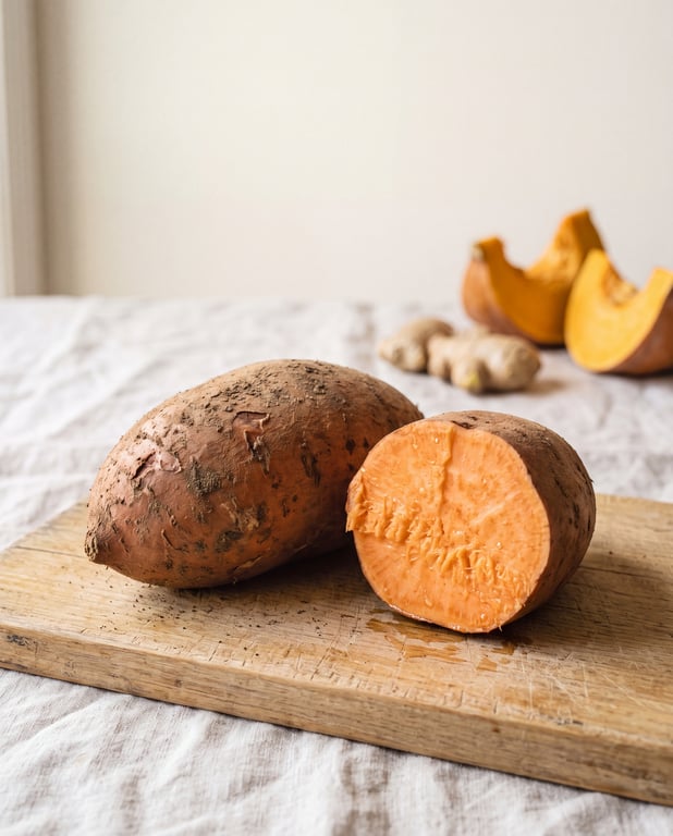Os ingredientes da lata Cōllum Raiz sobre a bancada