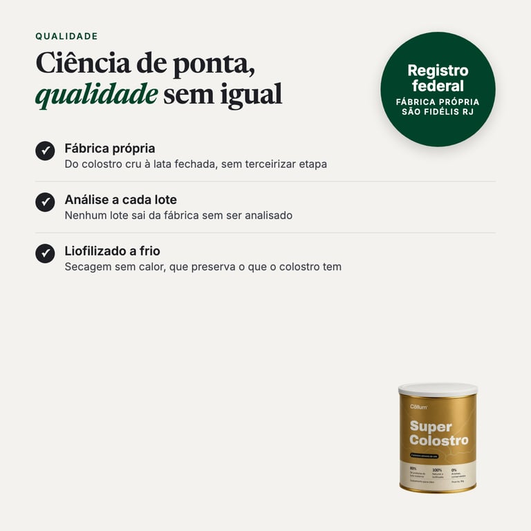 Fábrica própria com registro federal