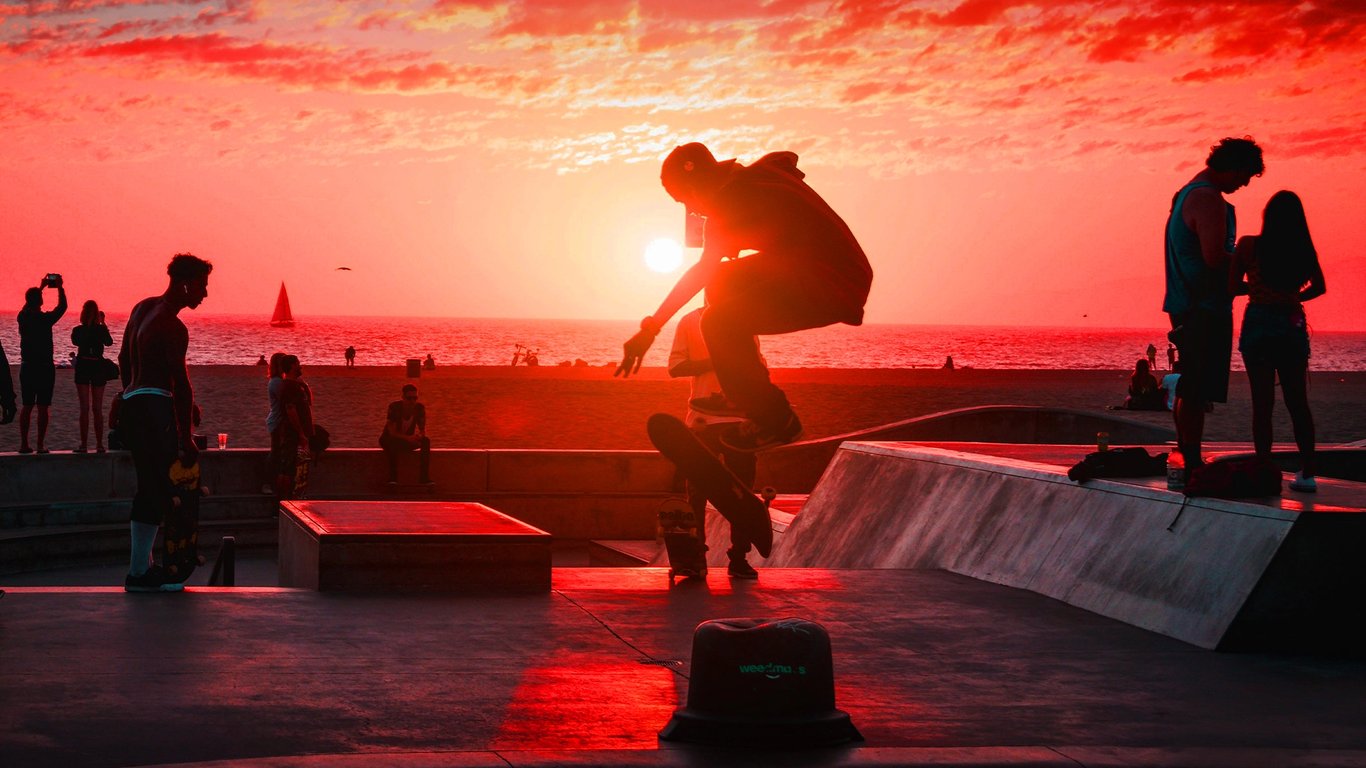 tempat main skateboard di kota