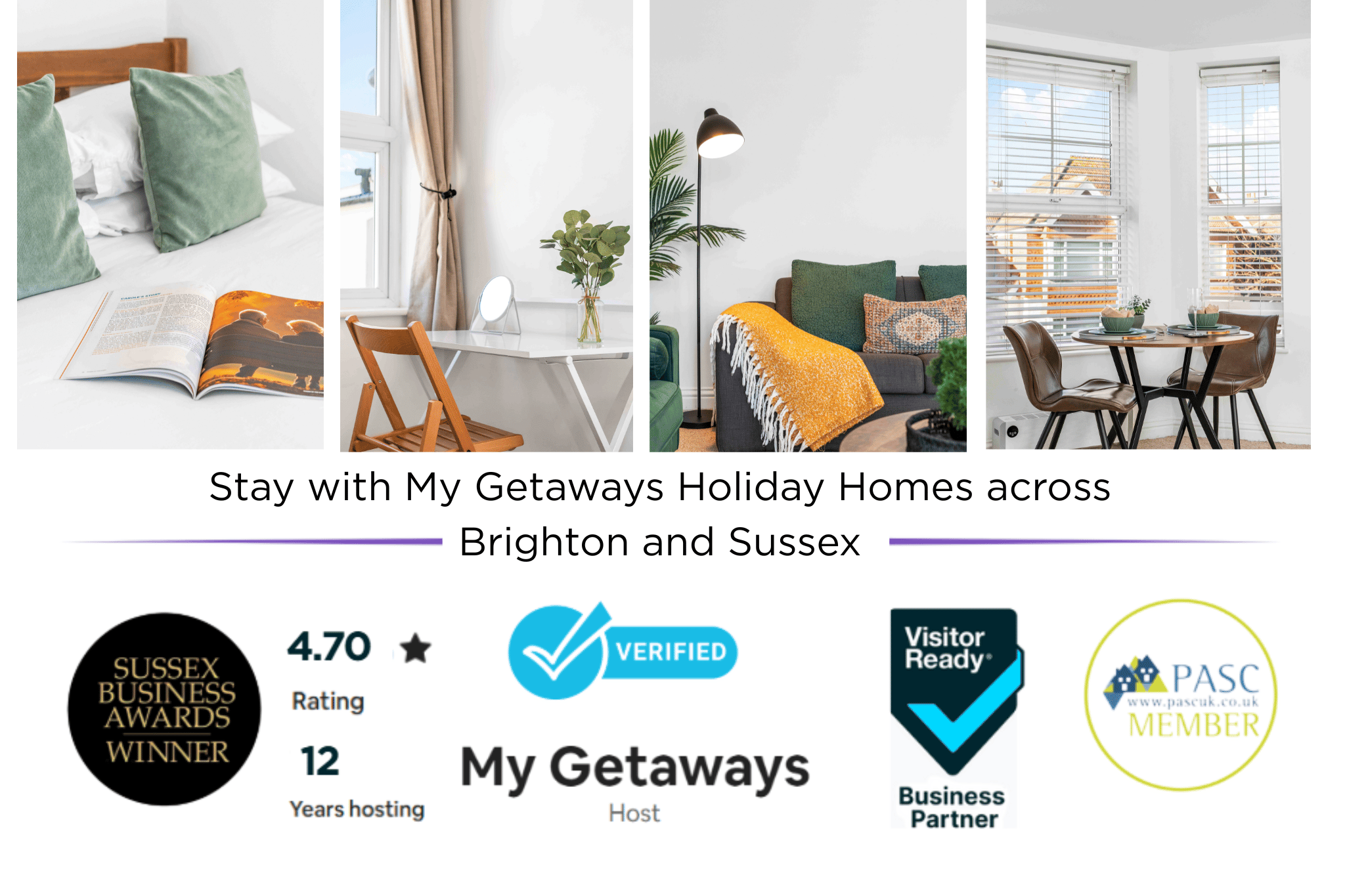 Queens Cove with Seaviews | By My Getaways in 6 Queens Road, Worthing, West Sussex Bn11 3LX - Property image 3 - VivreStays