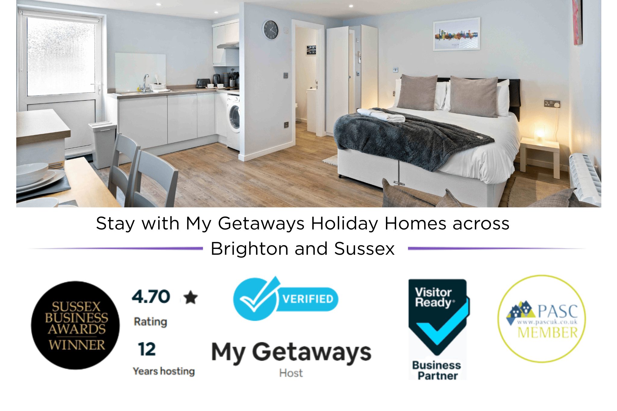 The Patch with free parking | By My Getaways in Mayfield Crescent Patcham, Brighton BN1 8HR - Property image 3 - VivreStays
