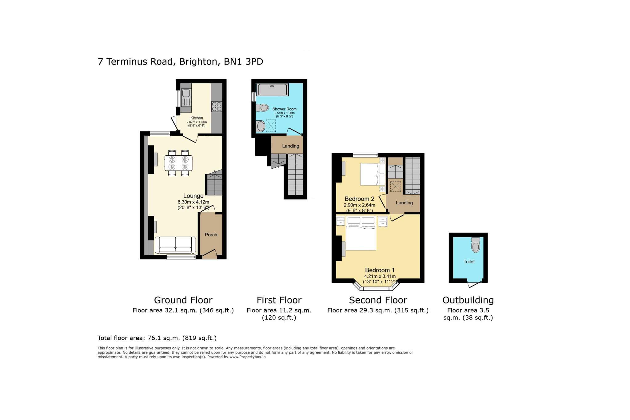 Railway Rest | By My Getaways in 7 Terminus Road, Brighton, BN1 3PD BN1 3PD - Property image 7 - VivreStays
