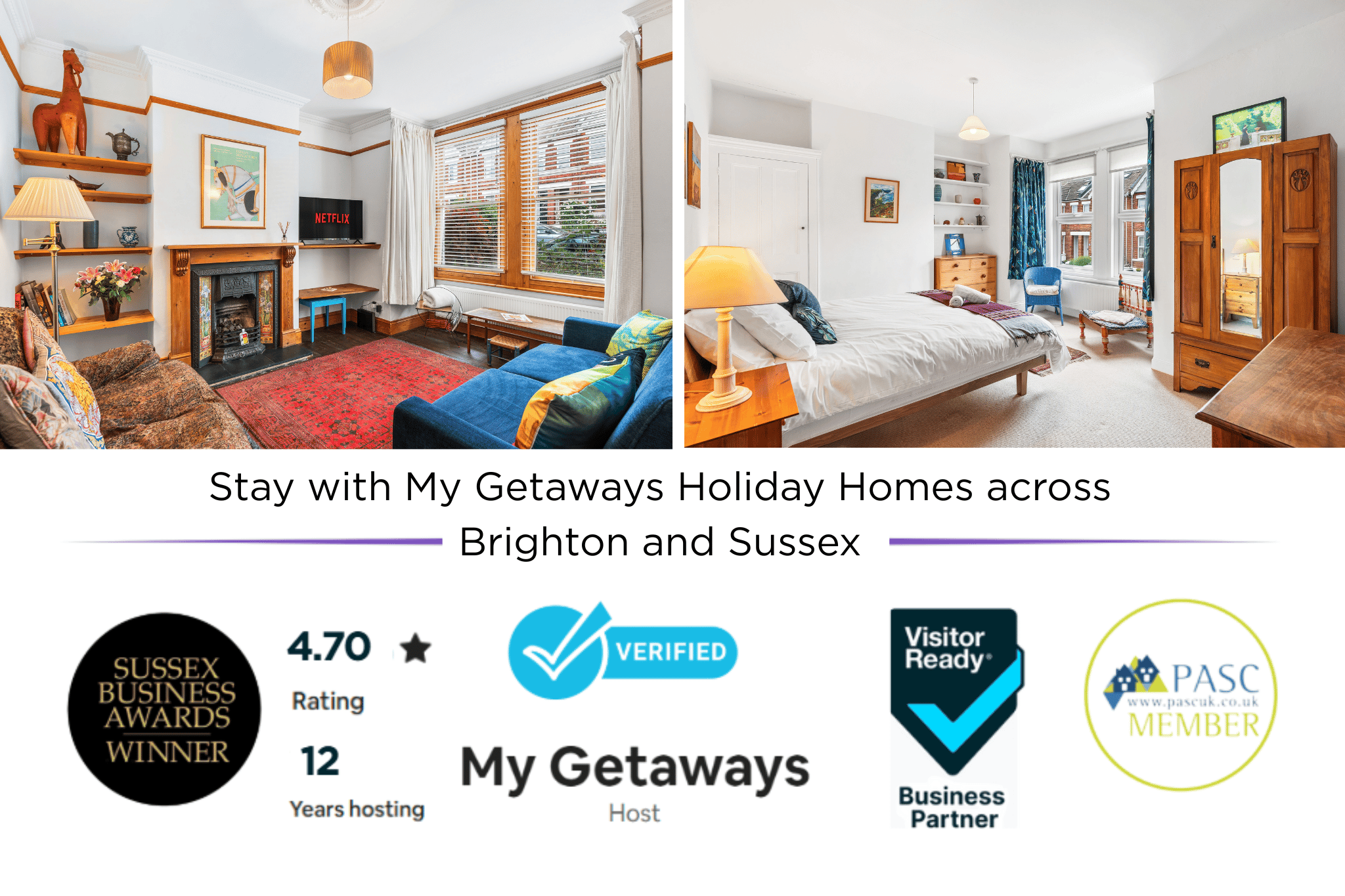 Daphne House | By My Getaways in 13 Bates Road, Brighton BN1 6PF BN1 6PF - Property image 3 - VivreStays
