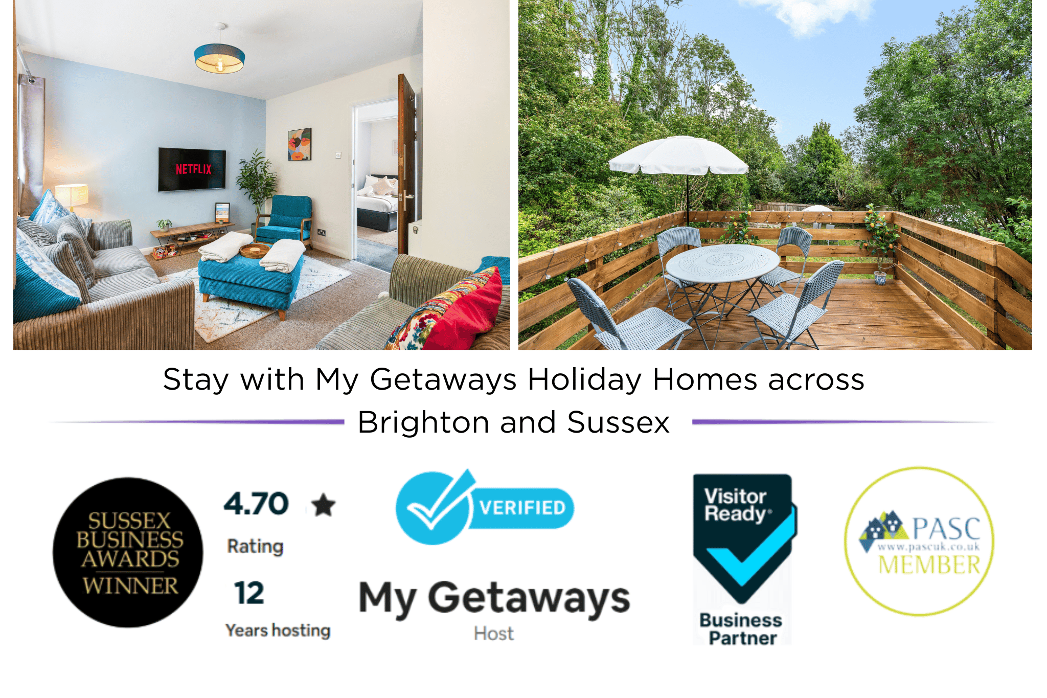 Downs Escape | By My Getaways in 6 Tottington Way Shoreham-by-Sea West Sussex BN43 6HU - Property image 3 - VivreStays
