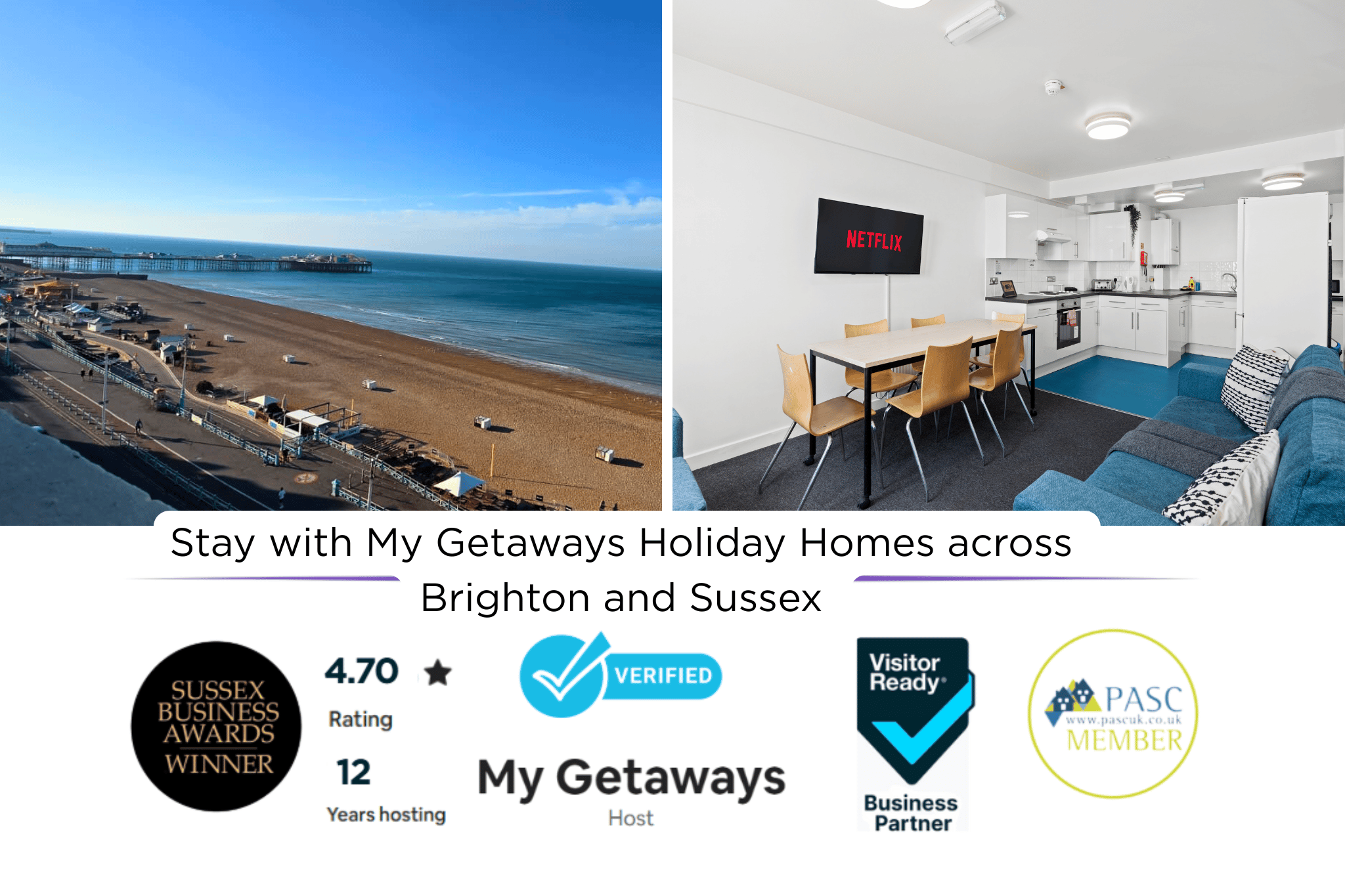 Kings Residence 2 | By My Getaways in 51-53 Kings Road, Brighton BN1 1NA - Property image 3 - VivreStays