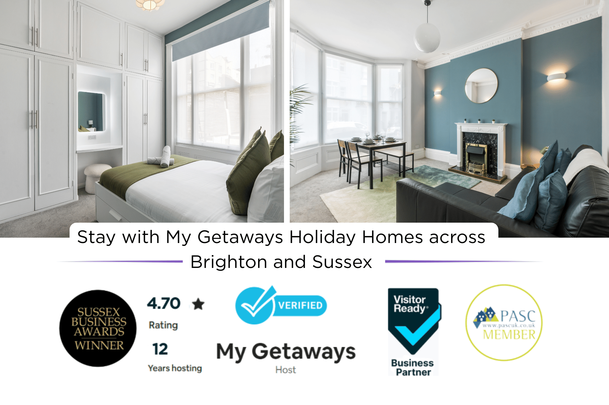 Seaside Haven | By My Getaways in 19 Madeira Place, Brighton BN2 1TN - Property image 3 - VivreStays