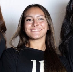 Volleyball player in action