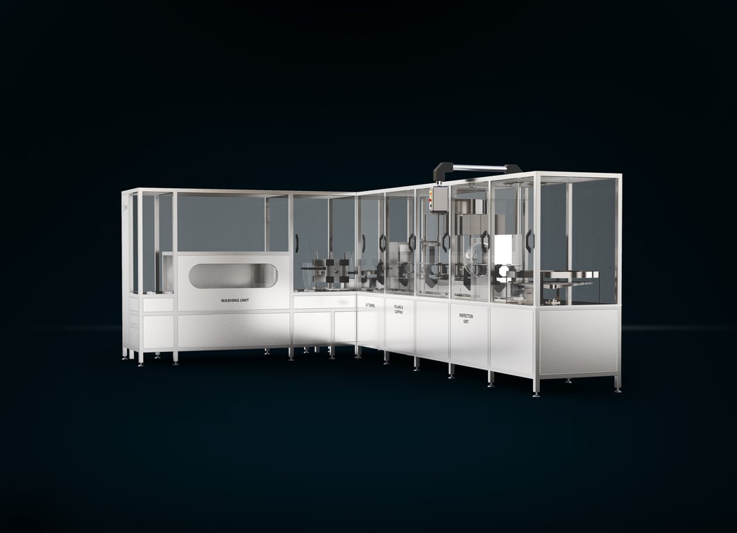 Glass bottling plant