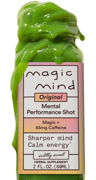 Mental performance shot, the product photo Magic Mind sent