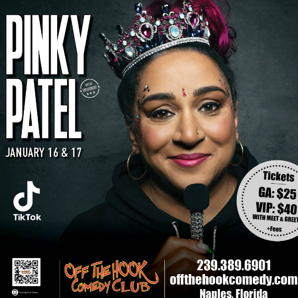 Comedian Pinky Patel Live in Naples, Florida!