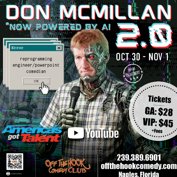 Don McMillan 2.0: Now Powered By AI Live in Naples, Florida!
