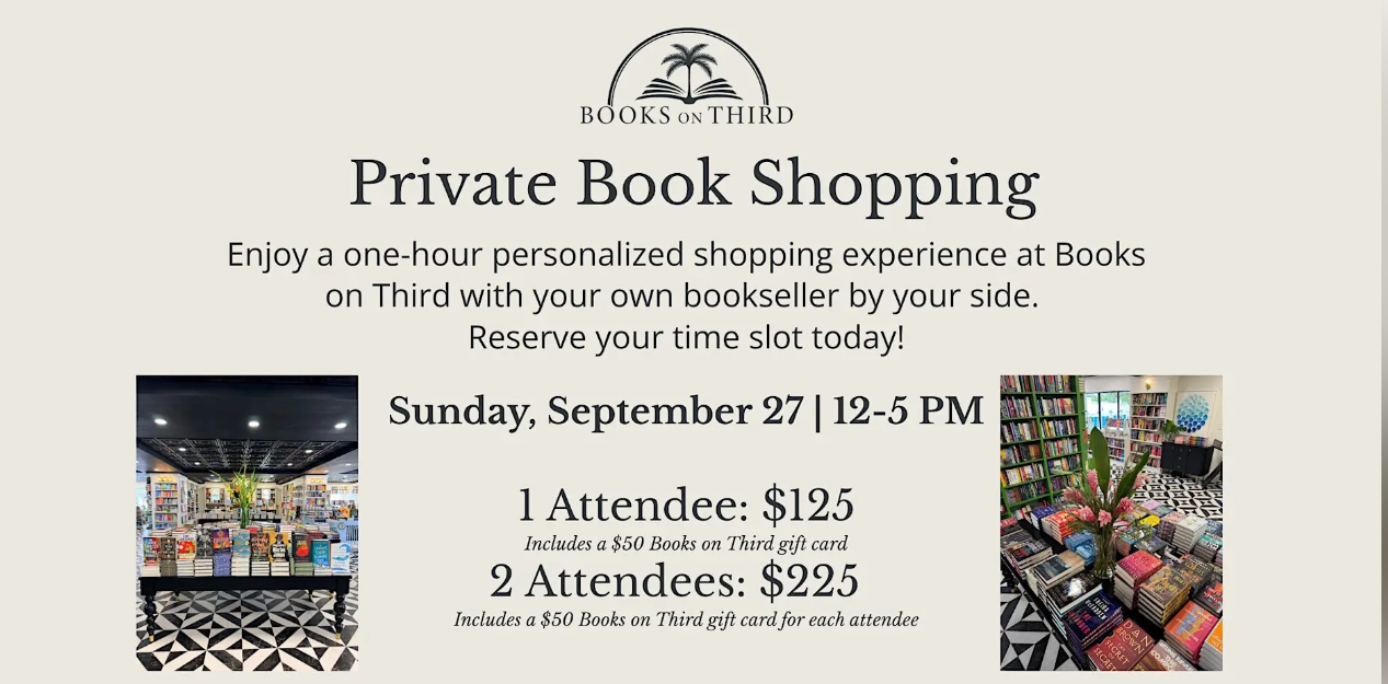 Personalized shopping experience at Books on Third