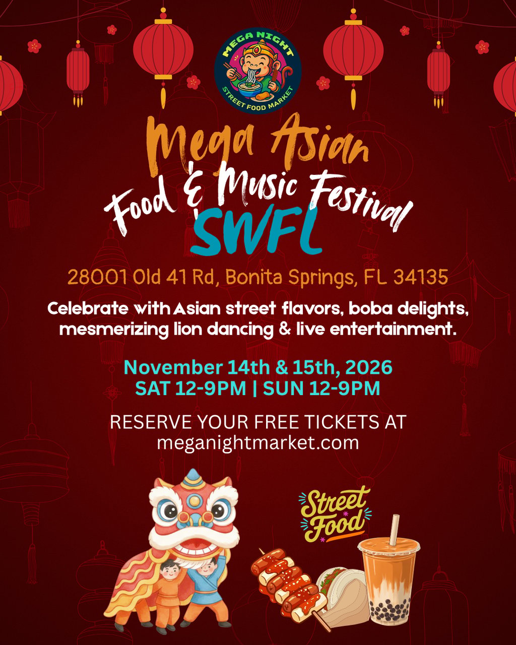 Mega Asian Food & Music Festival SWFL Bonita Springs