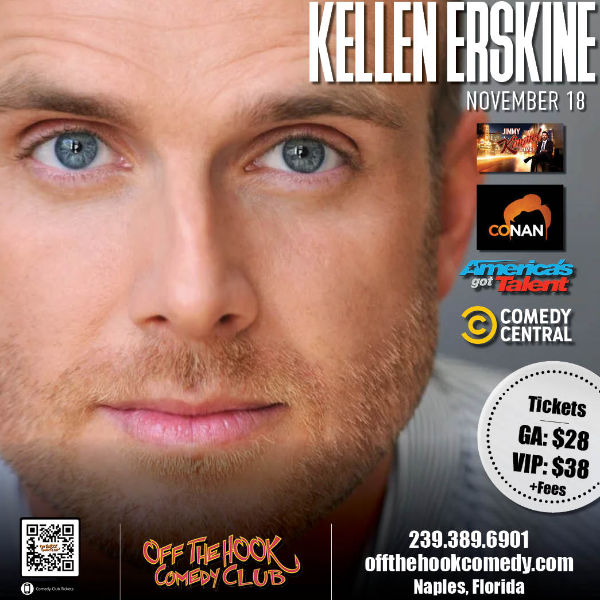 Comedian Kellen Erskine Live in Naples, Florida!