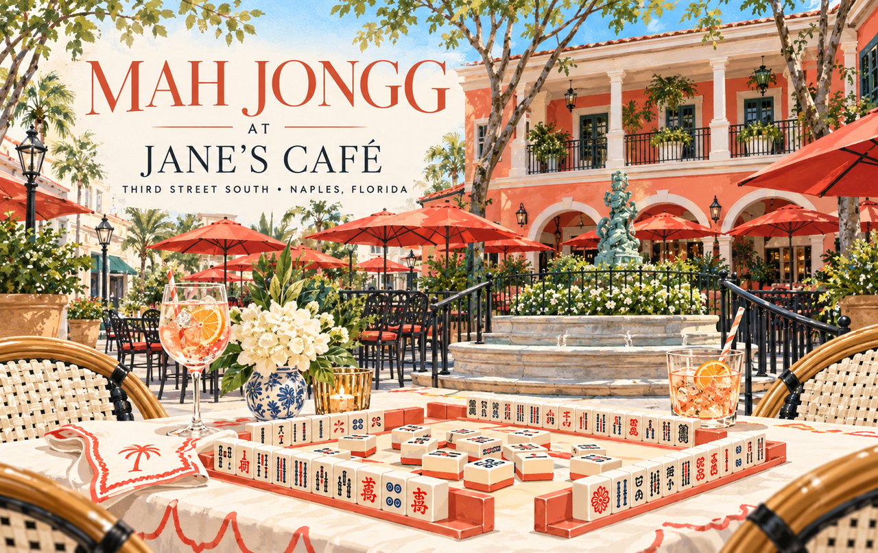 Mahjong, Lunch, and a Little Naples Charm | Janes Cafe on 3rd