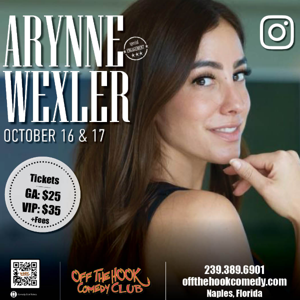 Comedian Arynne Wexler Live in Naples, Florida!