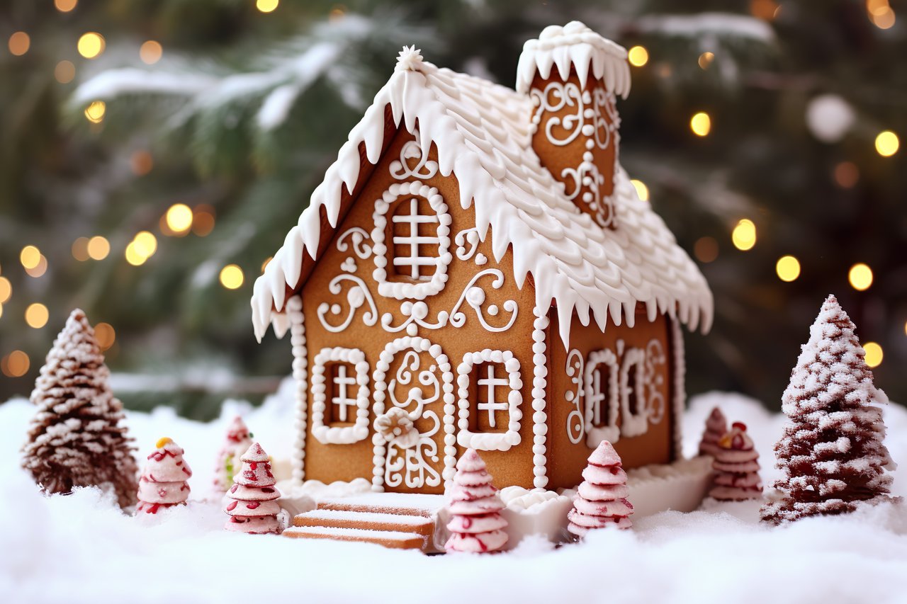 Festive Gingerbread House Decorating Class