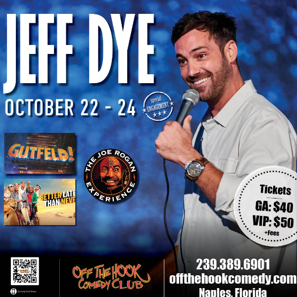 Comedian Jeff Dye Live in Naples, Florida!