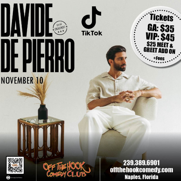 Davide De Pierro Live in Naples, Florida!
