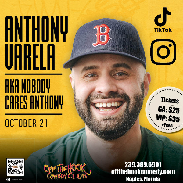 Anthony Varela AKA Nobody Cares Anthony Live in Naples, Florida!