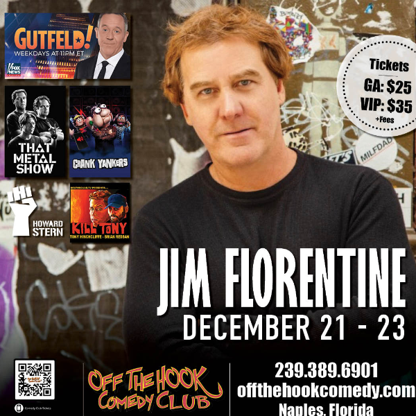 Comedian Jim Florentine Live in Naples, Florida!