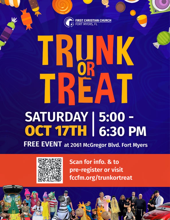 Trunk or Treat at First Christian Church 