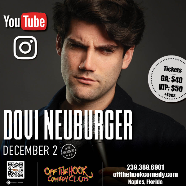 Comedian Dovi Neuburger Live in Naples, Florida!