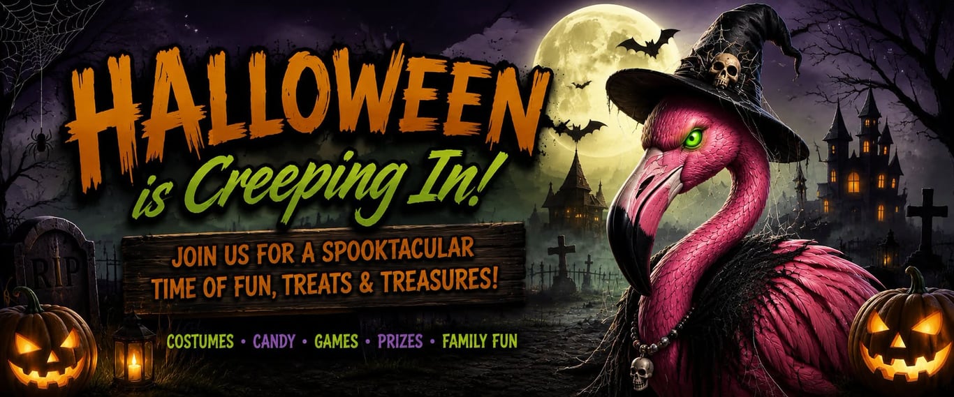 Halloween at Flamingo Island Flea Market