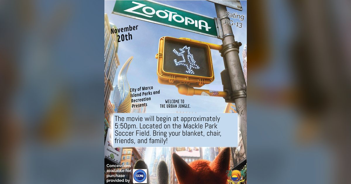 Movie in the Park - Zootopia