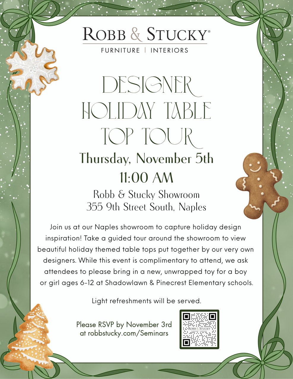 Robb & Stucky Holiday Table Top Tour