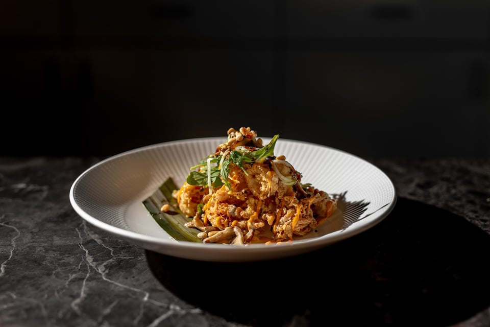 Seasalt plated dish