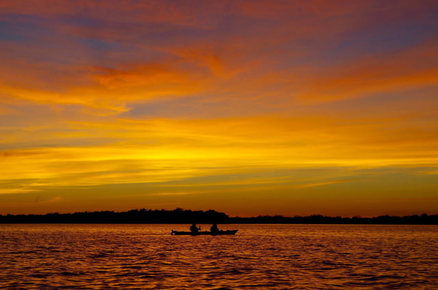 Adventure paddle tours sunset
