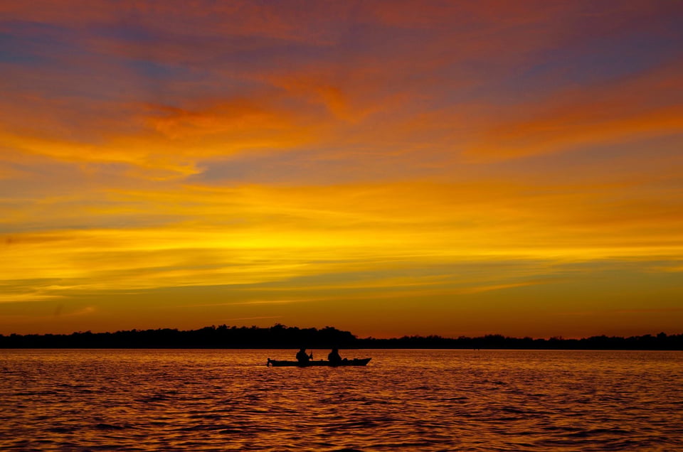 Adventure paddle tours sunset