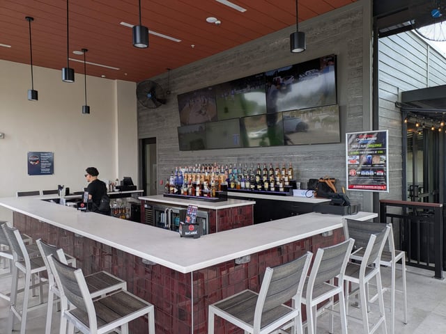 Sports challenge outdoor bar