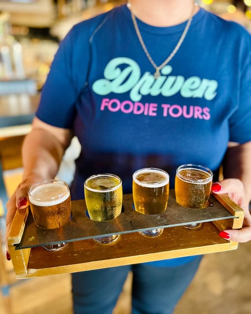 Driven food tours brewery