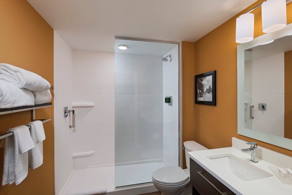 Bathroom walk in shower
