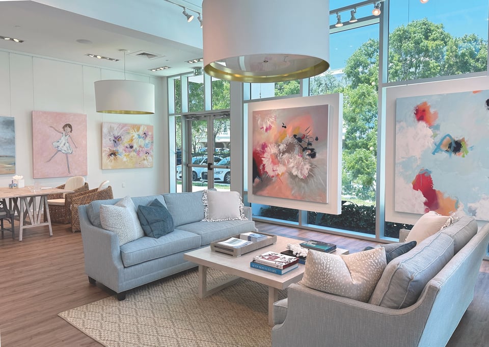 Amy Art Gallery Studio in Naples Fla Salon and Foyer