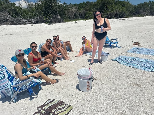 Keewaydin beach adventure sand dollar beach time