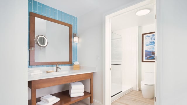 Compass hotel margaritaville naples bathroom