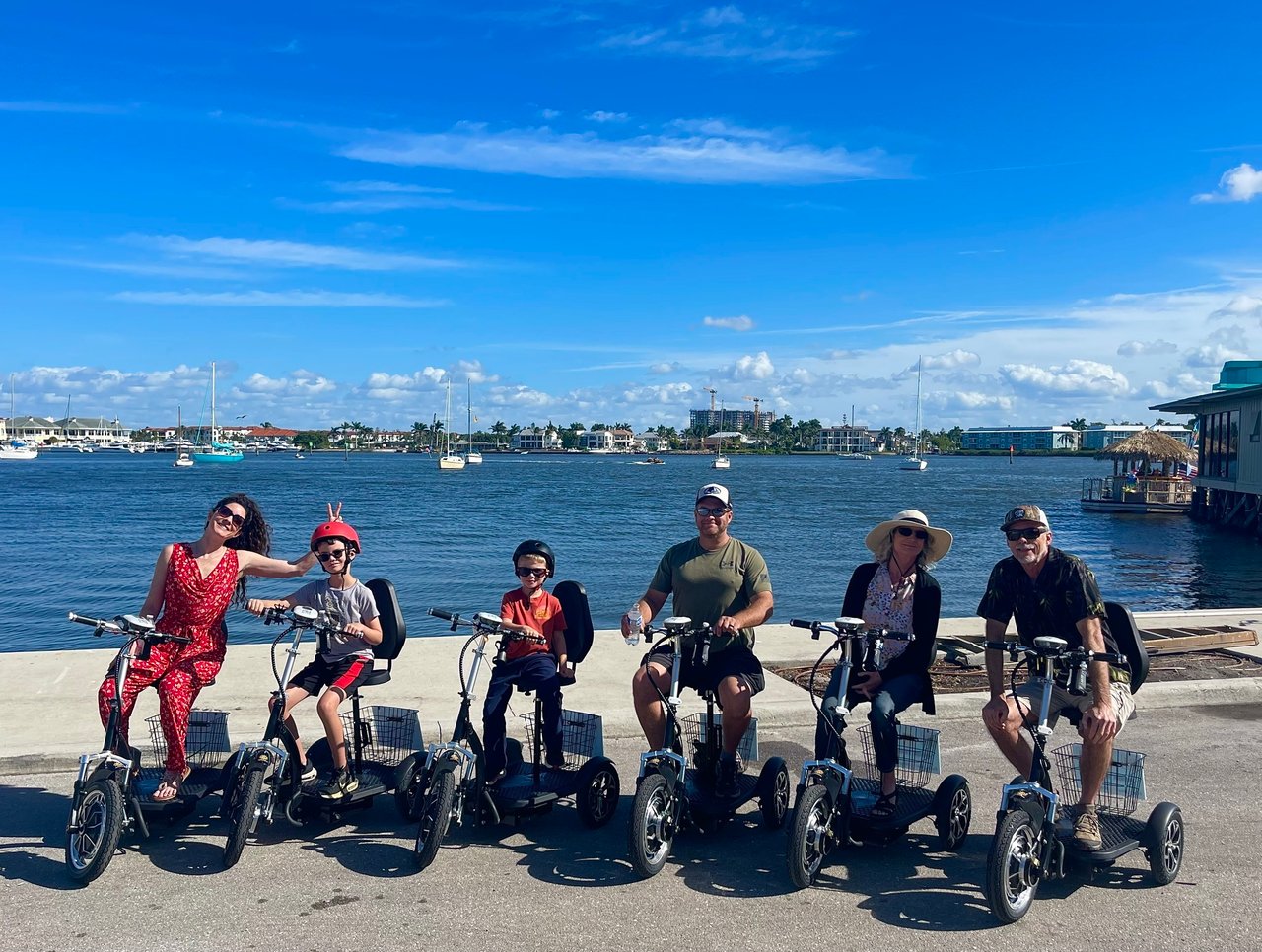 Fun in the sun group trike tour