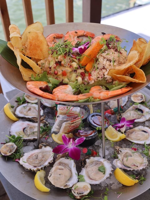 Snook inn seafood tower