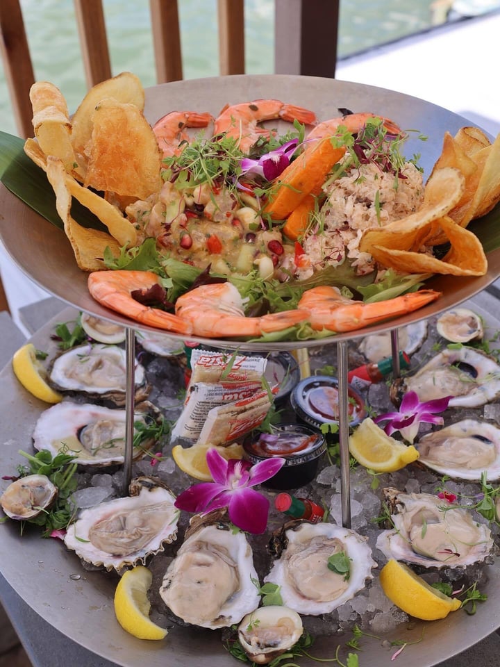 Snook inn seafood tower