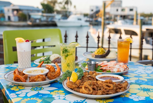 Food drinks with a view