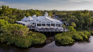 Bay house aerial